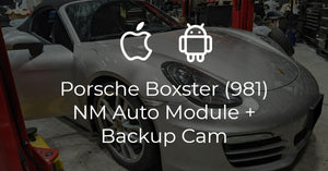 Porsche Boxster (981) NM Auto CDR31 Android/CarPlay + Backup Cam