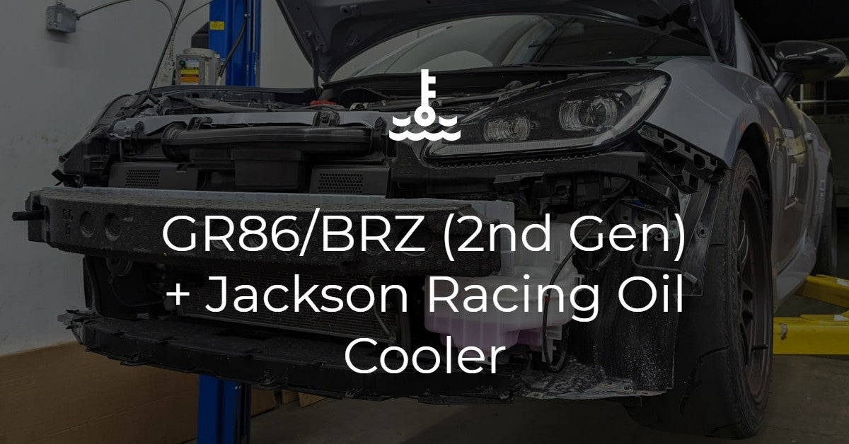 Toyota GR86/Subaru BRZ + Jackson Racing Oil Cooler Overdrive Auto Tuning