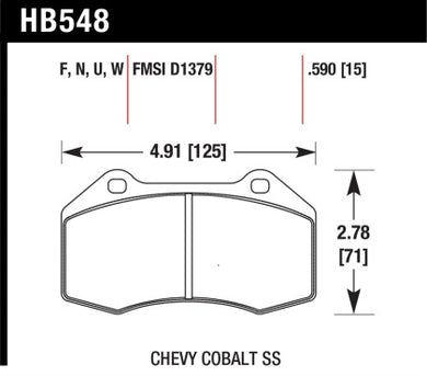 Hawk Brake Pads for ND MX-5 Brembo Calipers