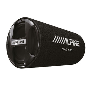 Alpine SWT-S10 10" Sealed Tube Enclosure Subwoofer - Overdrive Auto Tuning, Car Audio auto parts