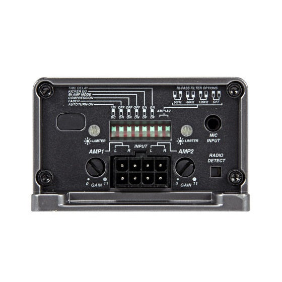 Kicker Key Smart 45W 4-Channel Amplifier – Overdrive Auto Tuning