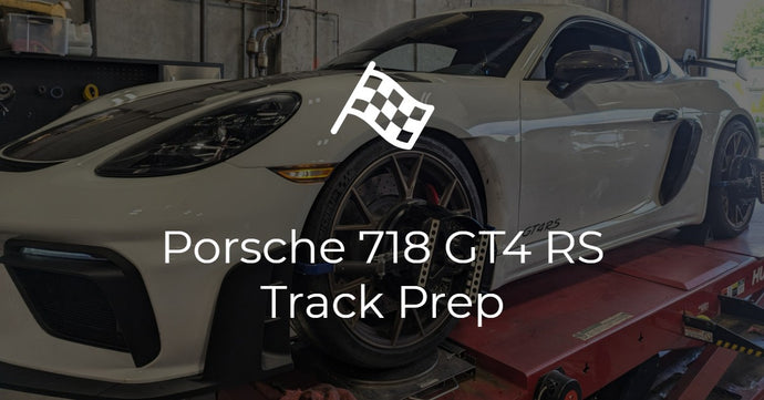 Porsche 718 GT4 RS Track Prep