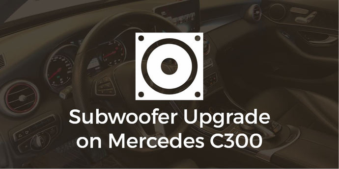 Mercedes C300 (W205) Subwoofer install