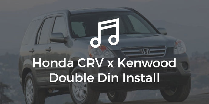 Honda CR-V Kenwood Double Din Receiver Install