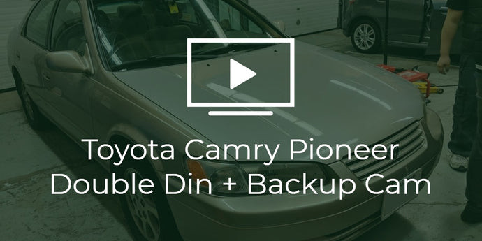 Toyota Camry Pioneer Double Din + Backup Camera