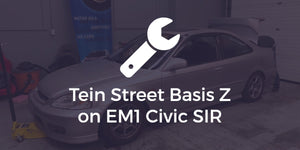 Tein Coilover Install on EM1 Honda Civic SIR