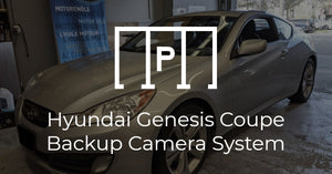 Hyundai Genesis Coupe Rear View Mirror Backup Camera System