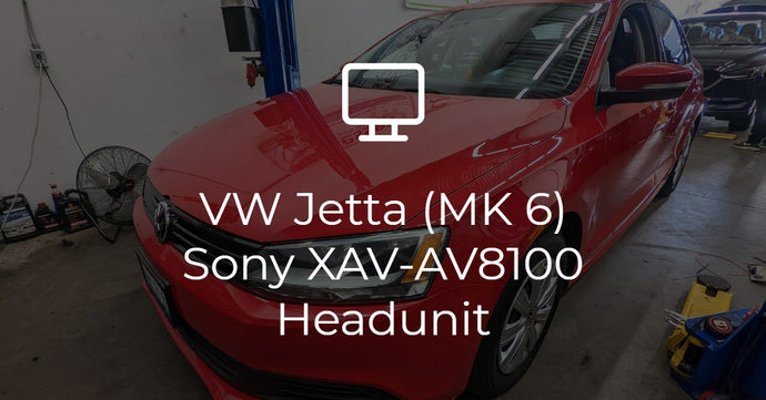 2014 VW Jetta (MK6) Sony XAV-AX8100 Headunit