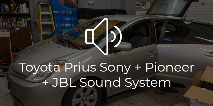 2005 Toyota Prius Sound System Overhaul