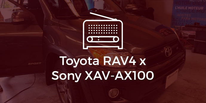 Toyota RAV4 Sony XAV-AX100 Install