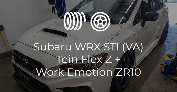 Subaru WRX STI (VA) Tein Flex Z + Work Emotion ZR10