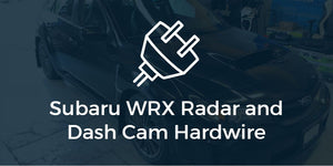 Subaru WRX with Escort Radar and Thinkware 2CH Dash Cam Hardwired