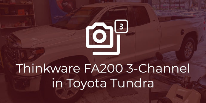 Toyota Tundra 3-Channel Thinkware Surveillance Setup