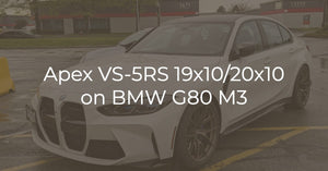 BMW M3 (G80) Apex VS5RS Satin Bronze 19/20" Stagger