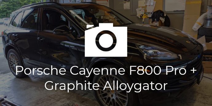 Porsche Cayenne Thinkware F800 Pro + Alloygator Install