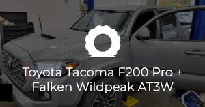 Toyota Tacoma Thinkware F200 Pro and Falken Wildpeak AT3W