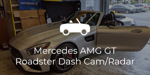 Mercedes AMG GT Roadster Blackvue and Escort Install