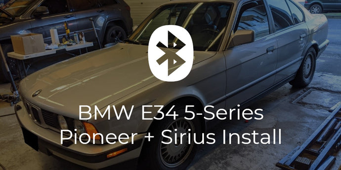 BMW 5 Series (E34) Pioneer Single Din Install
