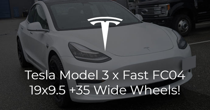 Tesla Model 3 x Fast FC04 Wheels