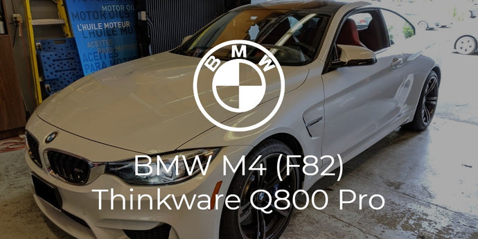 BMW M4 Thinkware Q800 Pro 2CH Install