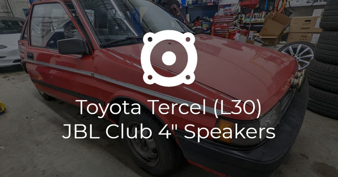 Toyota Tercel (L30) JBL Club 4" Speakers