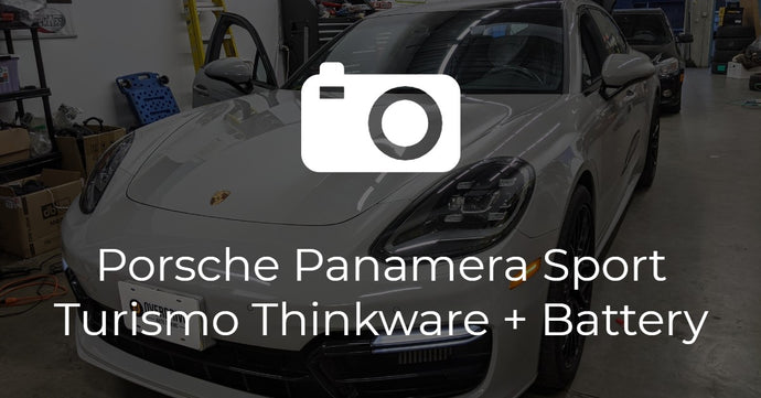 Porsche Panamera Sport Turismo Thinkware Q800 Pro with Cellink Neo