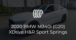 2020 BMW M340i (G20) XDrive H&R Sport Springs