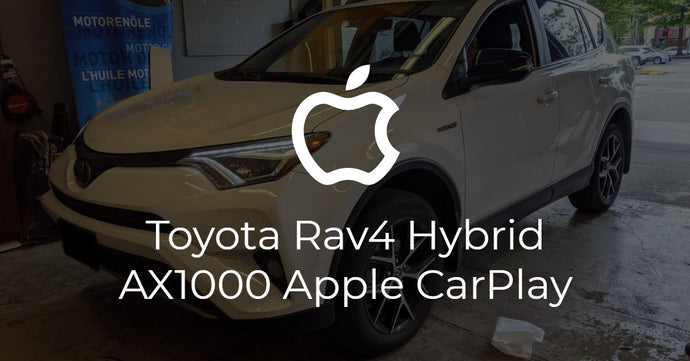 Toyota Rav4 Limited 2015 Sony XAV-AX1000 Apple CarPlay Install