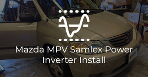 Mazda MPV Samlex Power Inverter Install