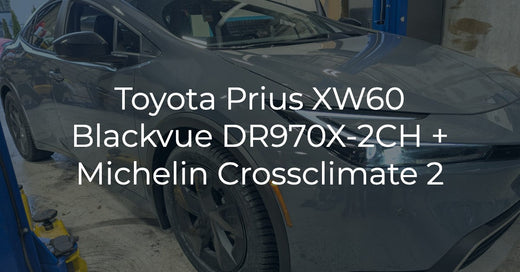 Toyota Prius (XW60) Blackvue DR970X-2CH + Michelin Crossclimate 2