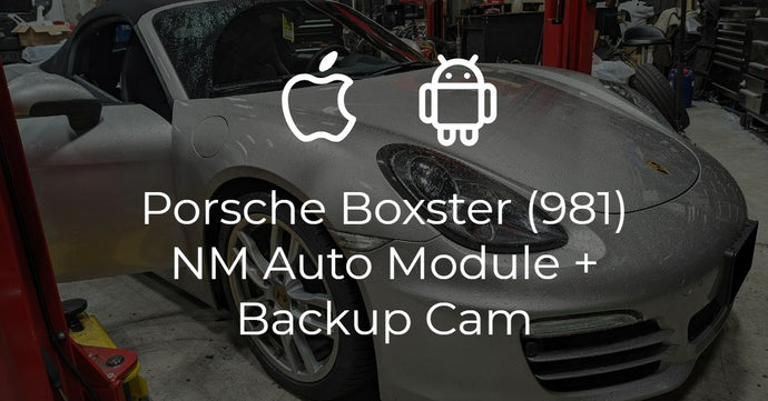 Porsche Boxster (981) NM Auto CDR31 Android/CarPlay + Backup Cam