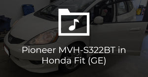 Honda Fit (GE) Pioneer MVH-S322BT Installation