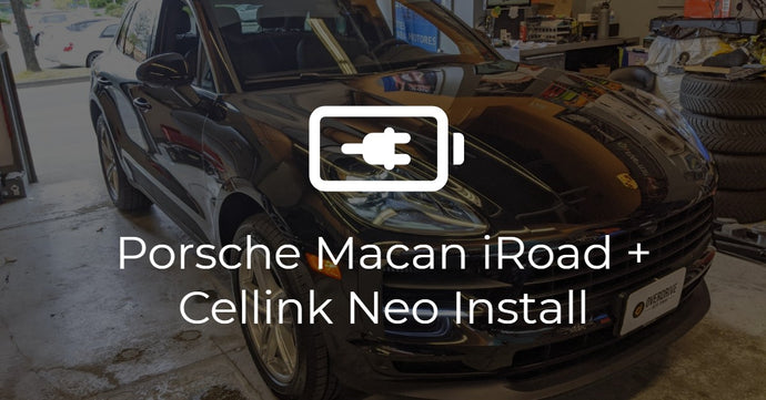 Porsche Macan iRoad X10 Dash Cam and Cellink Neo Battery Pack