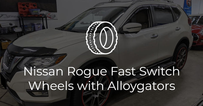 Nissan Rogue on Fast Switch Winter Wheels with Alloygator