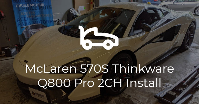 McLaren 570S Thinkware Q800 Pro 2-Channel Dash Cam