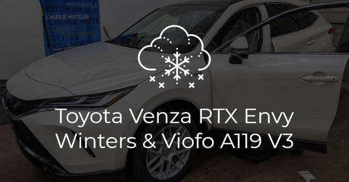 2021 Toyota Venza RTX Winter Wheels and Viofo A119