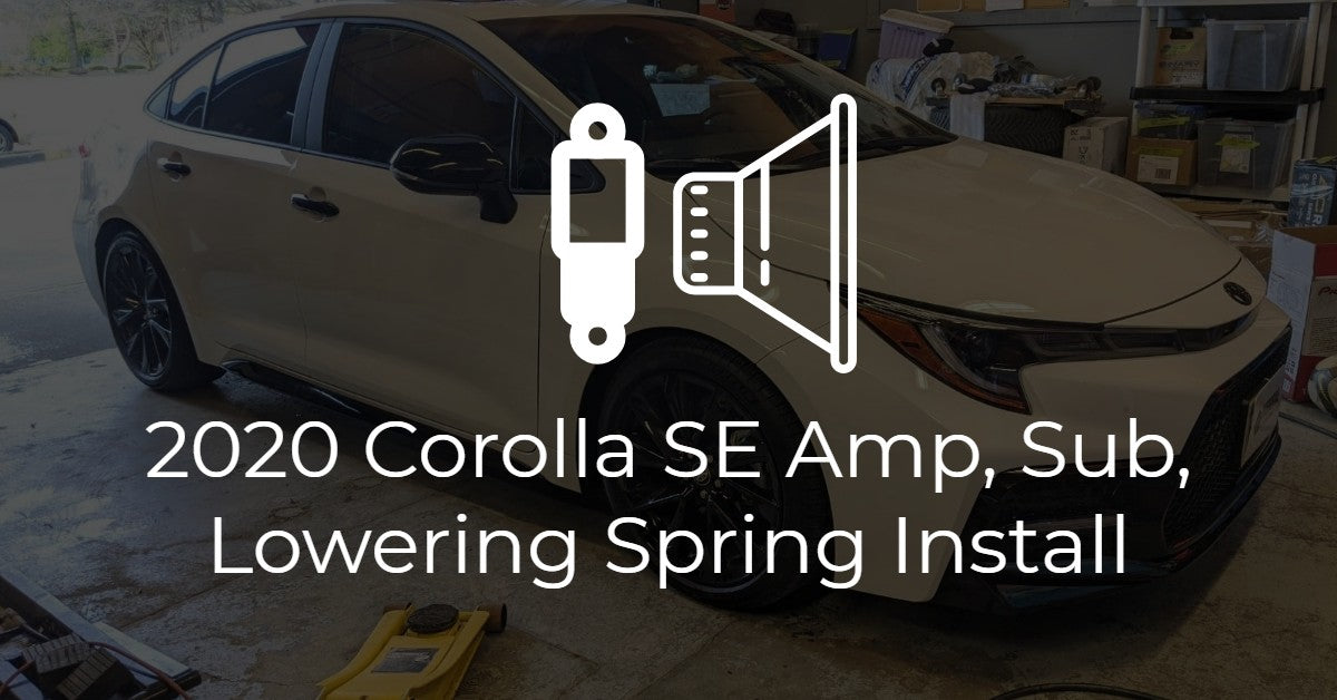2020 Toyota Corolla SE Subwoofer Install – Overdrive Auto Tuning