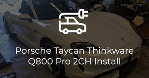 2020 Porsche Taycan with Thinkware Q800 Pro 2CH
