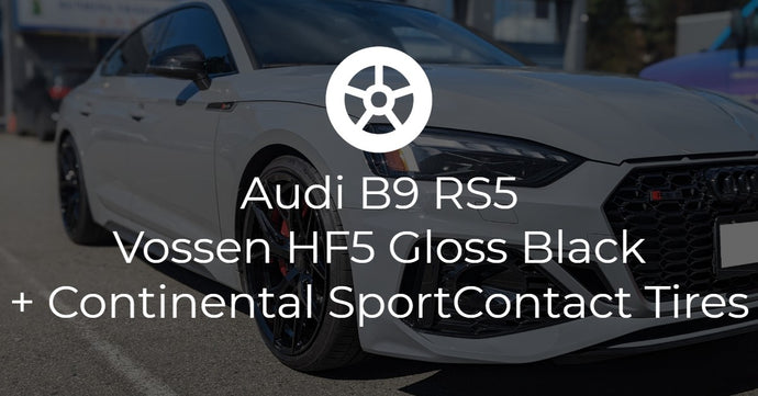 Audi B9 RS5 Vossen HF5 Gloss Black 20x10.5