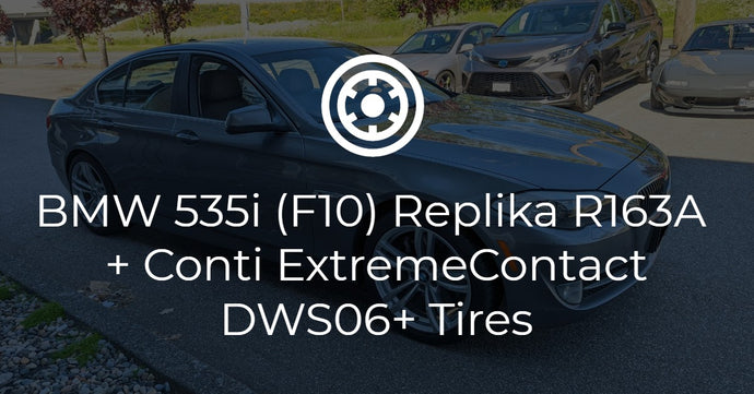 BMW 535i (F10) Replika R163A + Conti ExtremeContact DWS06+ Tires