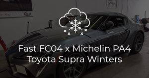 Fast FC04 Winter Wheel Setup for A90 Supra