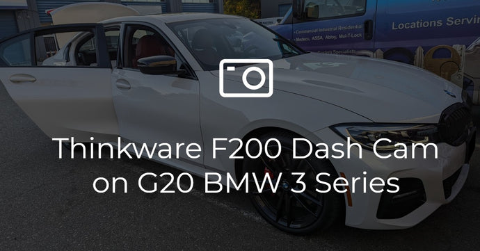 Thinkware F200 Dash Cam on G20 BMW 3 Series