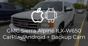 GMC Sierra 1500 Alpine ILX-W650 and Backup Camera