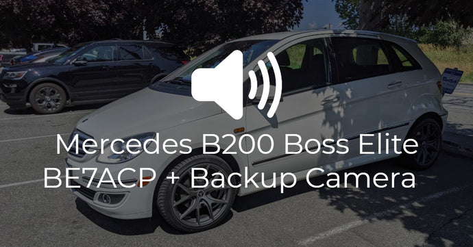Mercedes-Benz W245 B200 Boss Elite BE7ACP Head Unit + Backup Camera