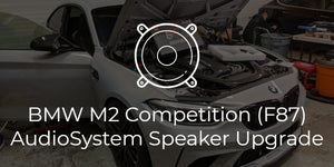 BMW F87 M2 Competition Audio System 3-Way Speaker Upgrade