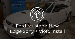 Ford Mustang Sony XAV-AX5000 + Viofo Dash Cam Install