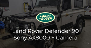 Land Rover Defender 90 Sony XAV-AX8000 & Backup Camera