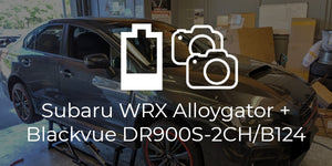 Subaru WRX Blackvue DR900S-2CH + AlloyGator Wheel Protectors