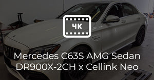 2020 Mercedes C63 AMG Blackvue DR900X-2CH + Cellink Neo