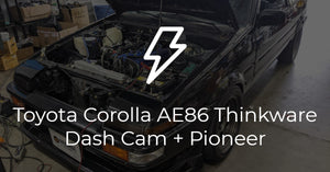 Toyota AE86 Coupe Thinkware U1000 and Pioneer NEX Install